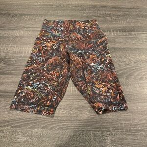 Lululemon Align High Rise Short Foliage Overlay Multi